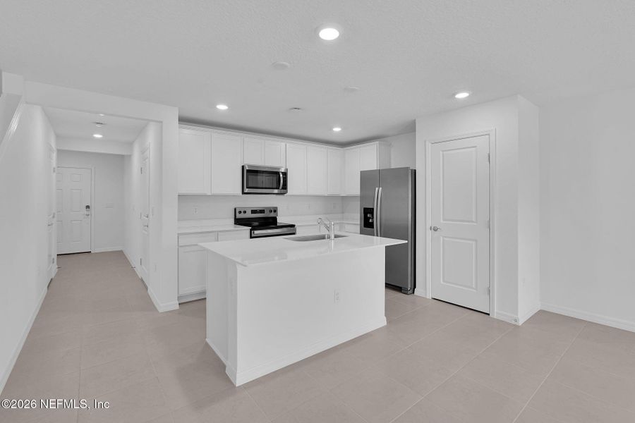 Furnished interior view inside a new home in , Jacksonville (Image 9).