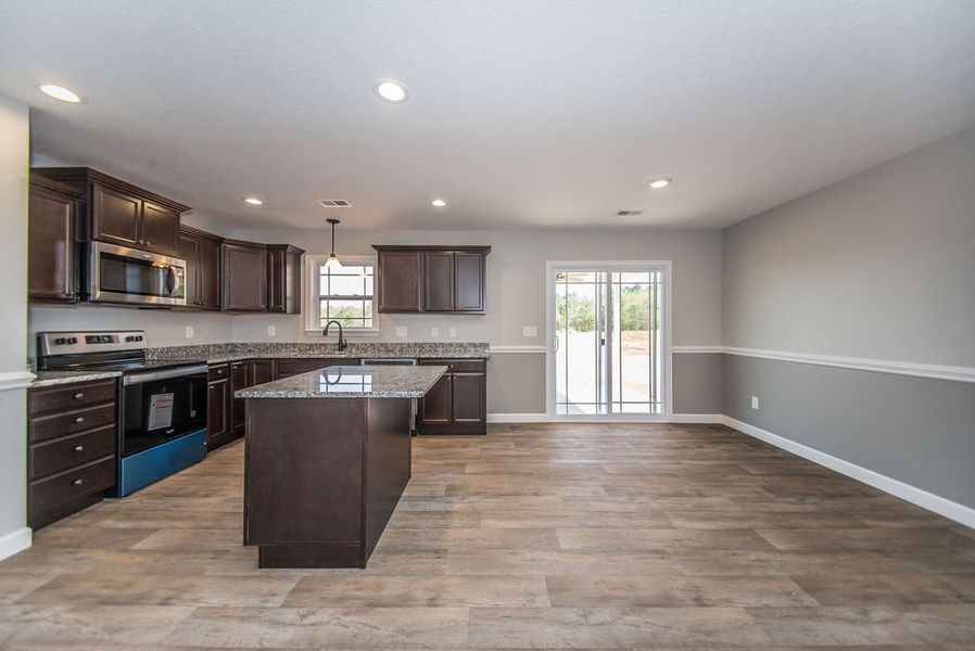 Representative furnished interior of a home built from the Archer by Enchanted Homes in Lonesome Dove, San Antonio (Image 10).