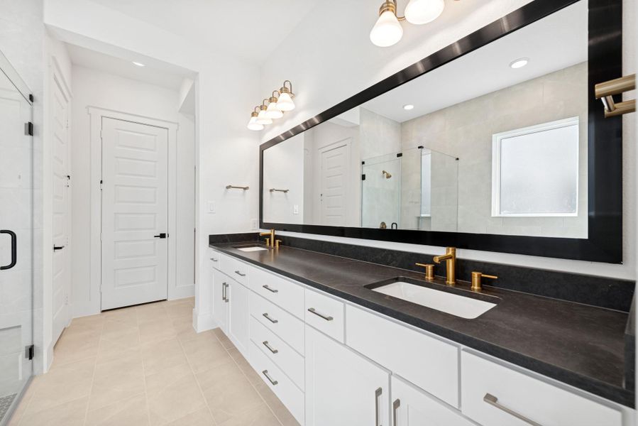 Furnished interior view inside a new home in Easthaven at Bridgeland Central - Horizon Collection, Cypress (Image 11).