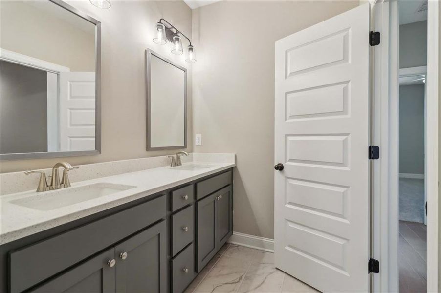 Furnished interior view inside a new home in , Dawsonville (Image 12).