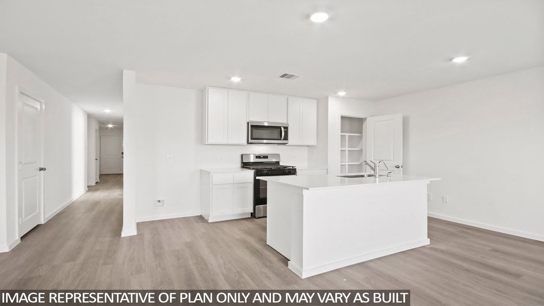 Furnished interior view inside a new home in Sunterra Lakes, Brookshire (Image 3).