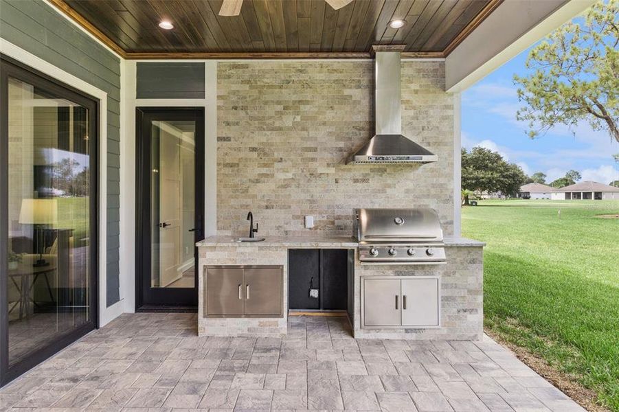 Exterior details and patio area of a home in , Winter Haven (Image 34). Exterior details and patio area of a home in , Winter Haven (Image 34).