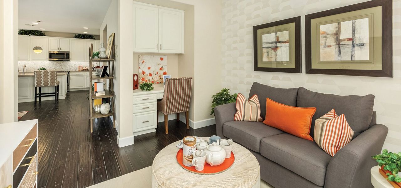 Representative furnished interior of a home built from the Cholla by Robson Resort Communities in Robson Ranch Arizona, Eloy (Image 5). Representative furnished interior of a home built from the Cholla by Robson Resort Communities in Robson Ranch Arizona, Eloy (Image 5).