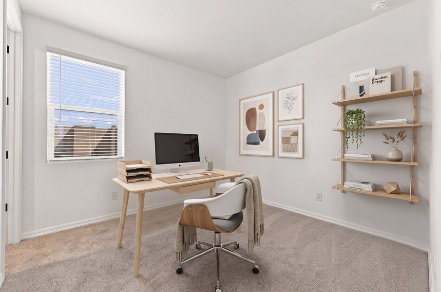 Furnished interior view inside a new home in Tirreno at IronWing, Litchfield Park (Image 12).