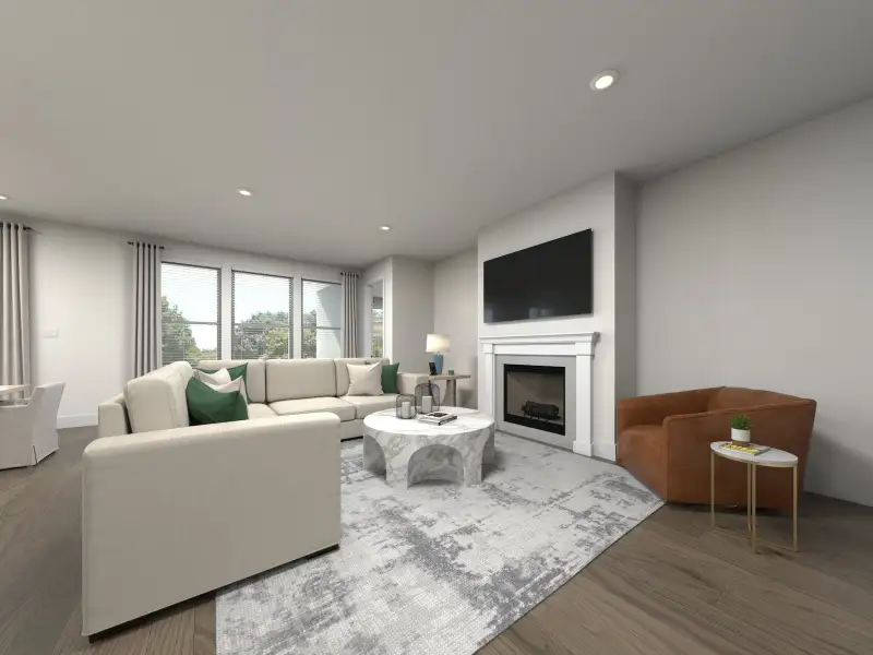 Furnished interior view inside a new home in Benders Cove - Reserve Series, Mount Juliet (Image 5).