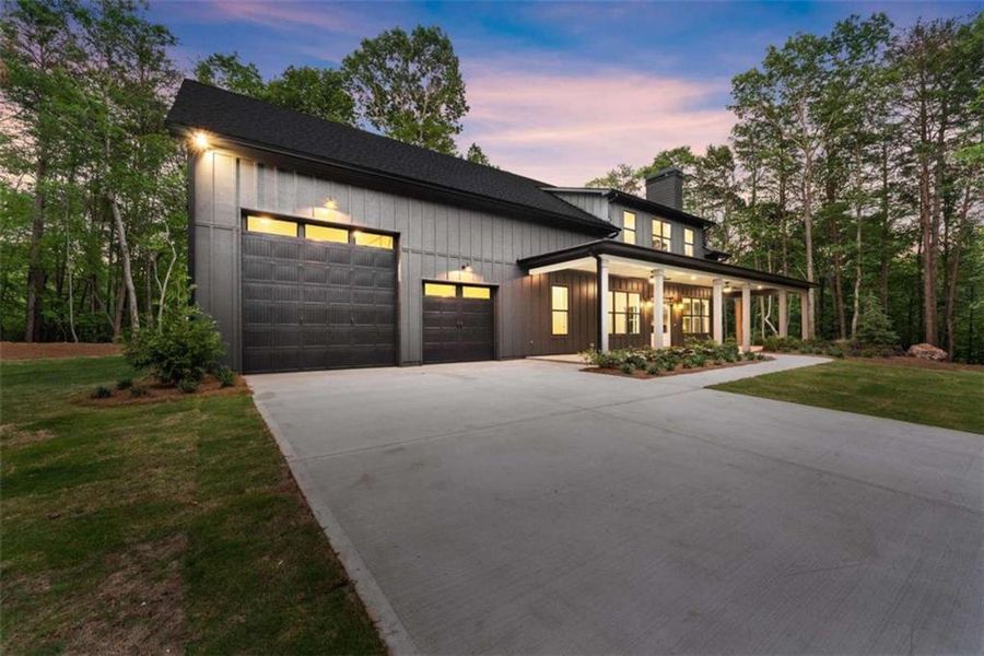Exterior details and patio area of a home in , Clarkesville (Image 26).