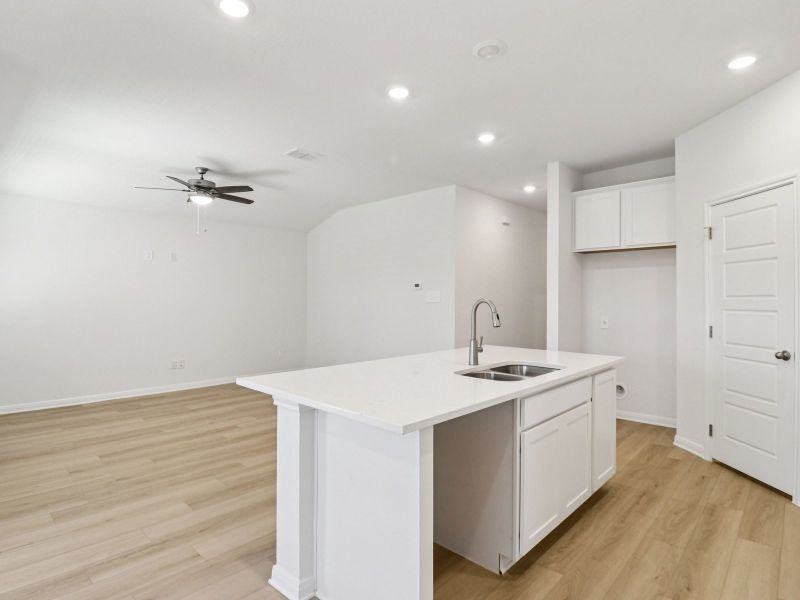Furnished interior view inside a new home in Remington Ranch, San Antonio (Image 9).