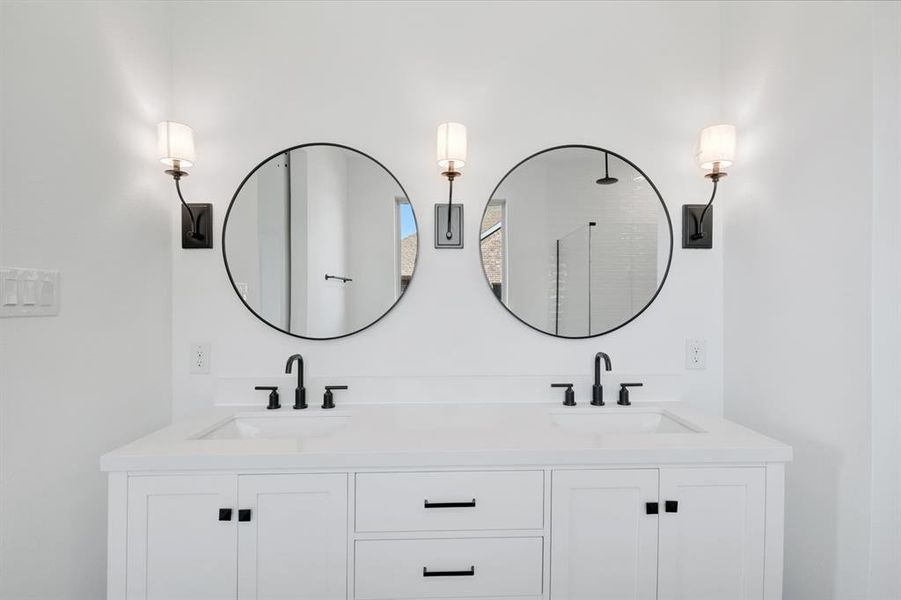 Furnished interior view inside a new home in Kreymer at the Park, Wylie (Image 9). Furnished interior view inside a new home in Kreymer at the Park, Wylie (Image 9).