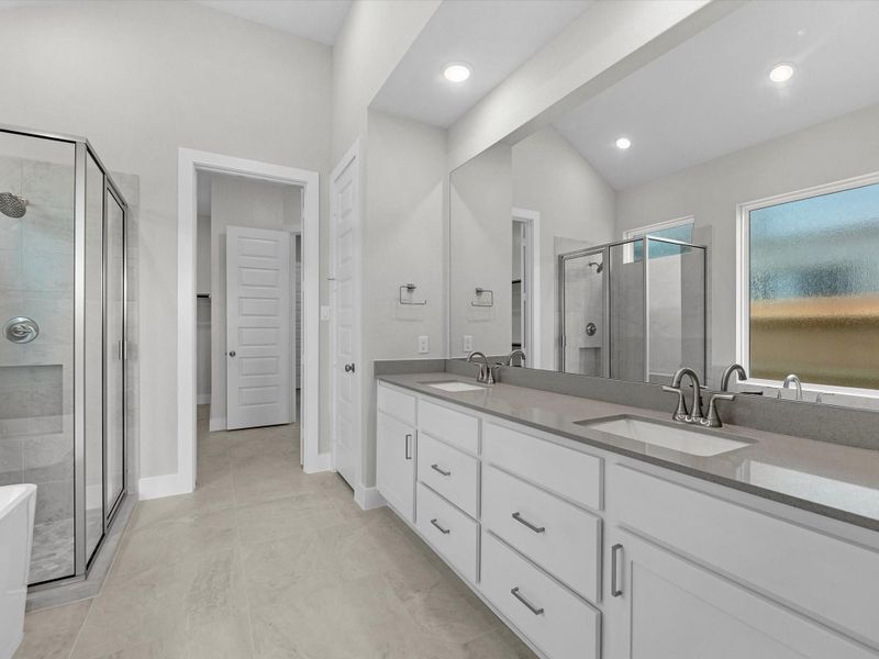 Furnished interior view inside a new home in Oakhill Reserve, Tomball (Image 12).