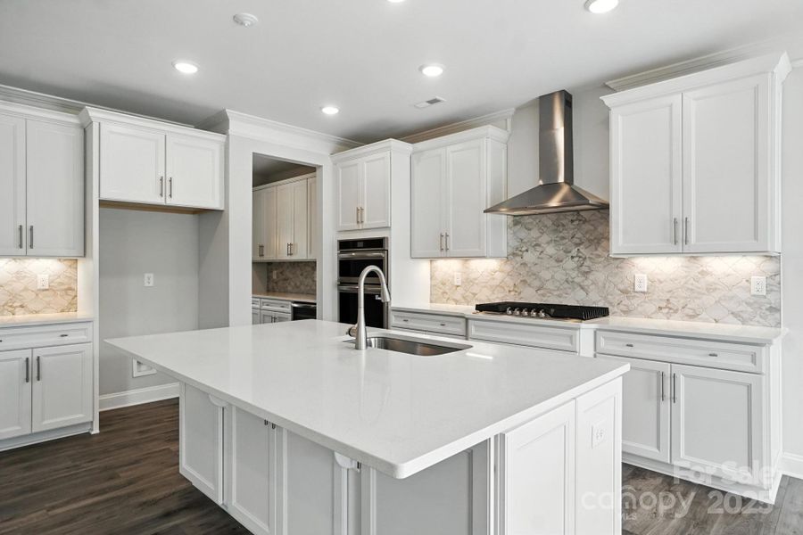 Furnished interior view inside a new home in Hampton Woods, Charlotte (Image 15).
