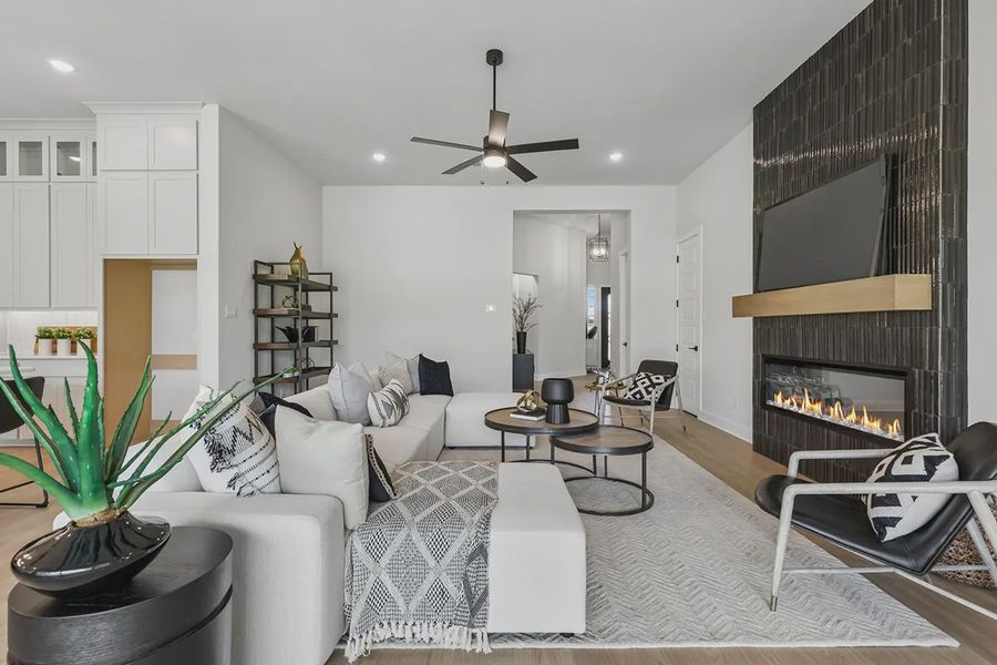 Furnished interior view inside a new home in The Vines, Haslet (Image 4).