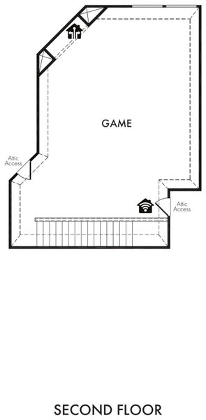 2D floor plan layout for the Donnington by Impression Homes in Timberbrook, Justin, TX (Image 4). 2D floor plan layout for the Donnington by Impression Homes in Timberbrook, Justin, TX (Image 4).