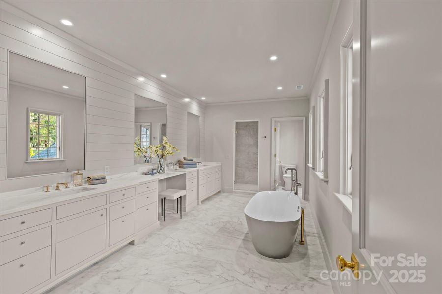 Furnished interior view inside a new home in , Charlotte (Image 12).