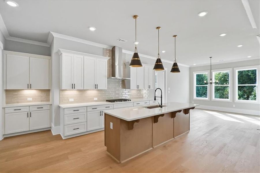 Furnished interior view inside a new home in Old Town Estates, Dacula (Image 12).