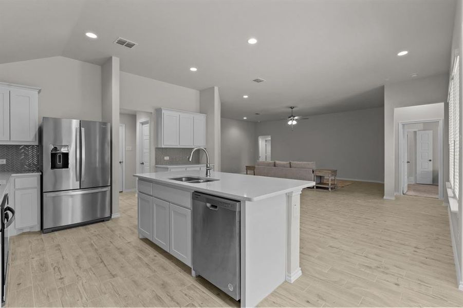 Kitchen Facing Living Room Kitchen Facing Living Room