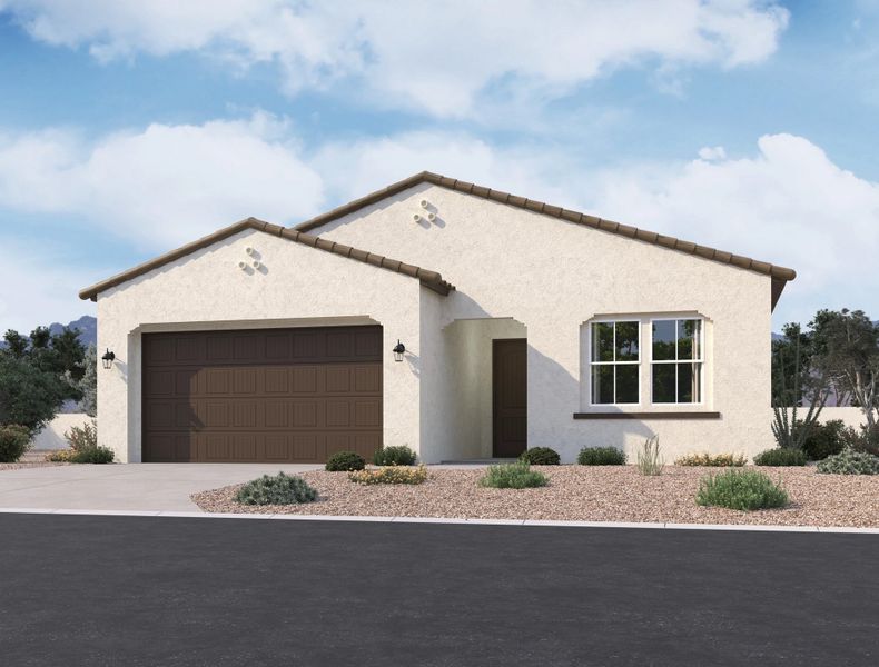 Exterior elevation rendering Exterior elevation rendering