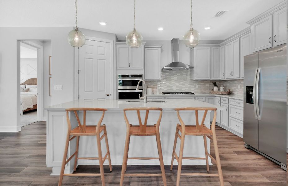 Furnished interior view inside a new home in Waterways, Richmond Hill (Image 6).