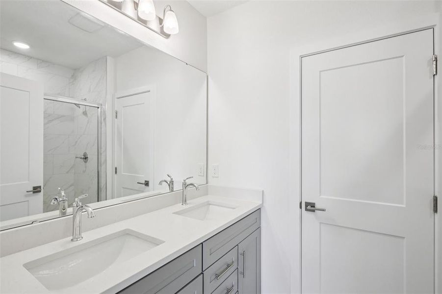 Furnished interior view inside a new home in Grasslands West, Lakeland (Image 10).