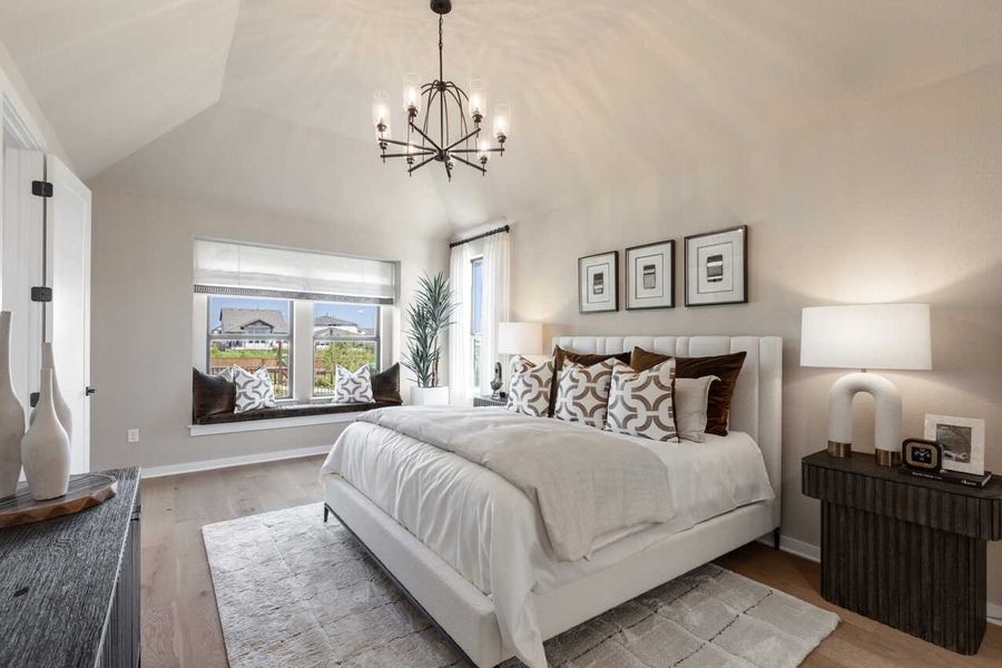 Representative Primary Bedroom - some options shown