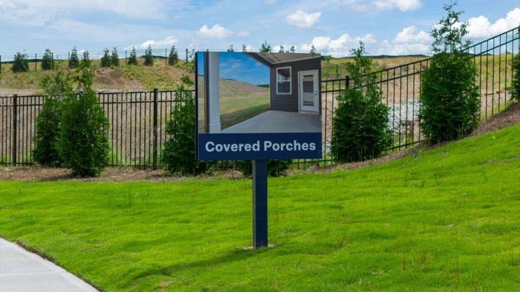 Front exterior of a new home in Hamptons at Riverwood North, Dallas, GA, highlighting curb appeal (Image 40).