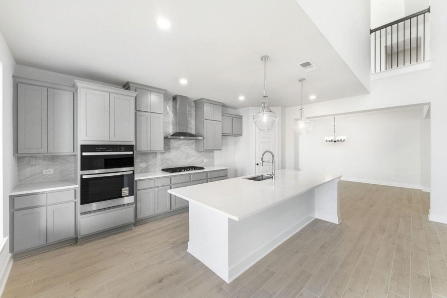 Furnished interior view inside a new home in The Colony, Bastrop (Image 5).