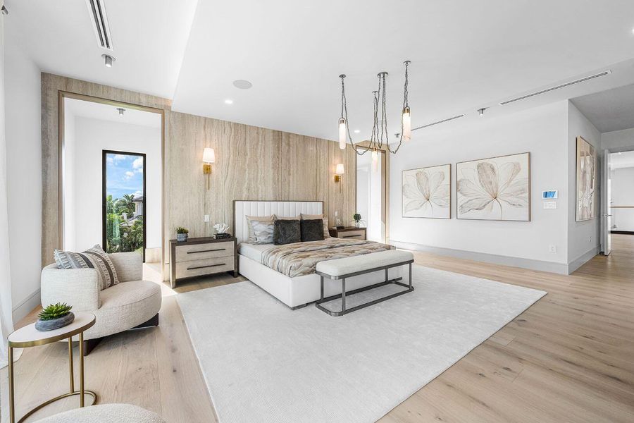 Furnished interior view inside a new home in , Boca Raton (Image 42).