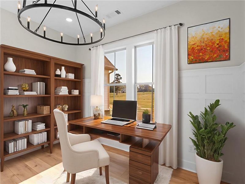 Furnished interior view inside a new home in , Jackson (Image 28).
