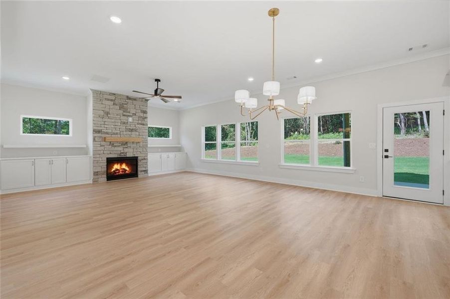 Spacious, unfurnished interior of a new home in , White (Image 33).