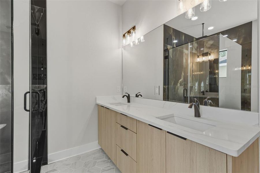 Furnished interior view inside a new home in , Tampa (Image 18).