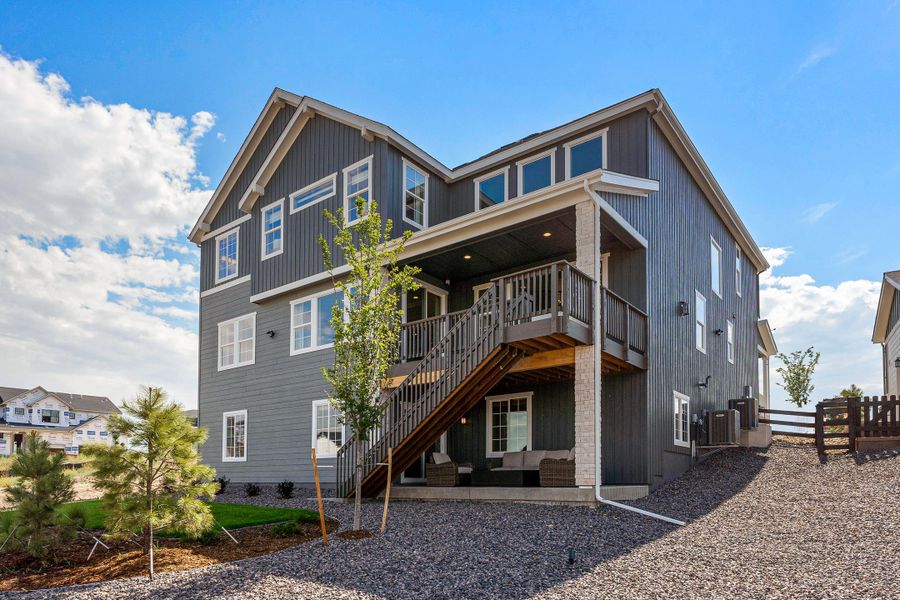 Representative exterior details of a home built from the Vail by Taylor Morrison in Macanta, Castle Rock (Image 21).