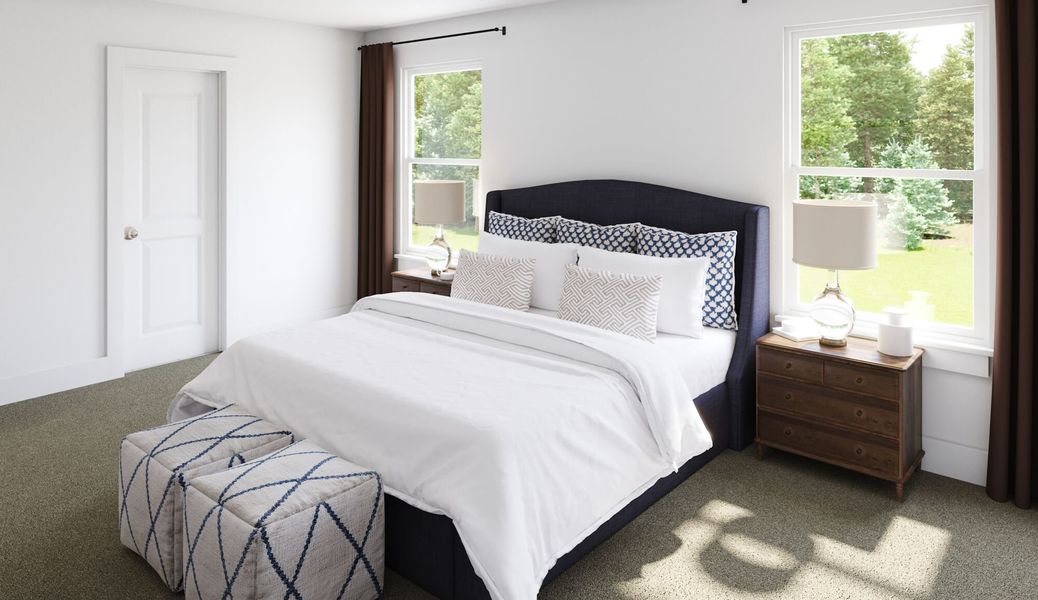 Representative furnished interior of a home built from the Skyway by Mattamy Homes in Cardinal Landing, Coats (Image 9).