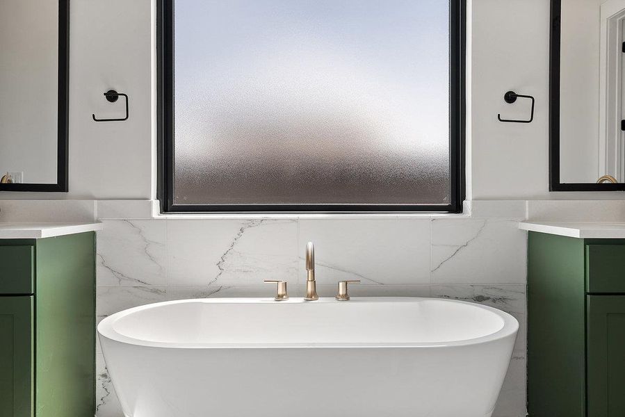 Close-up of interior finishes inside a home in Milky Way at River Place, Austin (Image 18).