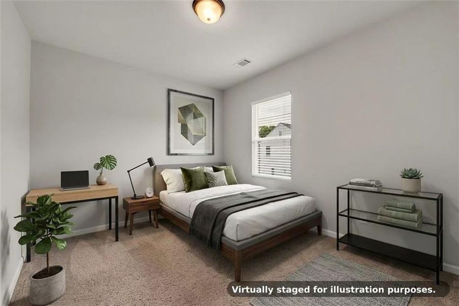 Furnished interior view inside a new home in , Lawrenceville (Image 5).