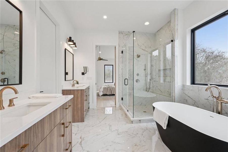 Furnished interior view inside a new home in , Roswell (Image 5).