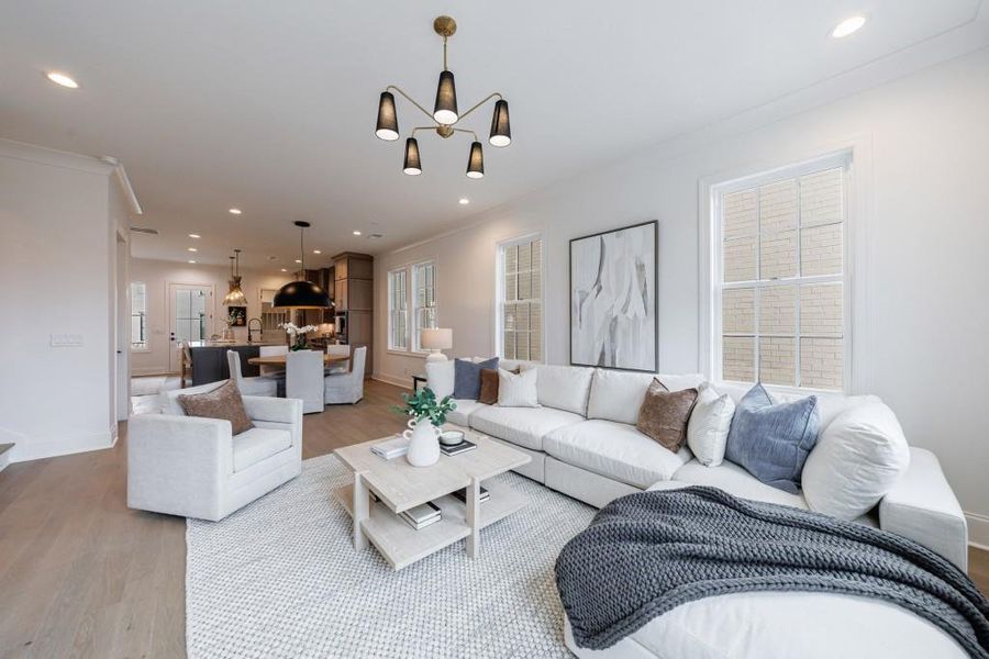 Furnished interior view inside a new home in , Alpharetta (Image 28).