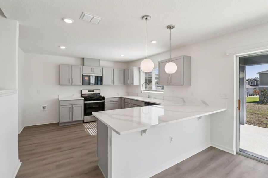 Furnished interior view inside a new home in Silver Lake Estates I, Leesburg (Image 5).