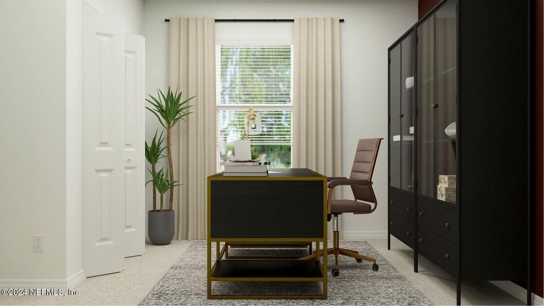 Furnished interior view inside a new home in Holstein Crossing, Green Cove Springs (Image 9).