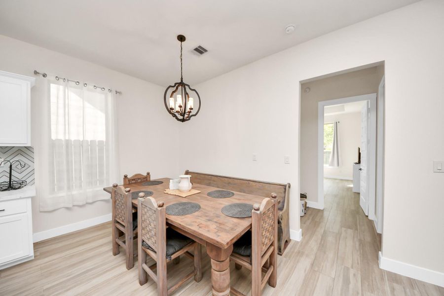 Furnished interior view inside a new home in , Houston (Image 13).