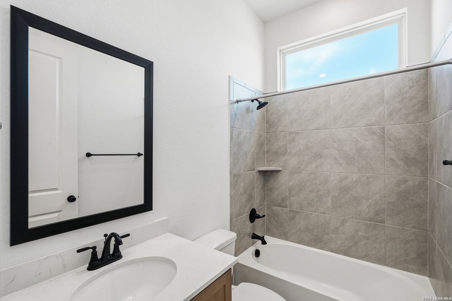 Furnished interior view inside a new home in Prominence, San Antonio (Image 16).