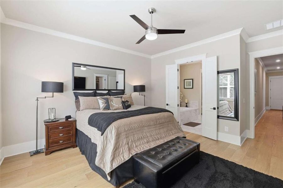 Furnished interior view inside a new home in , Clarkesville (Image 51).
