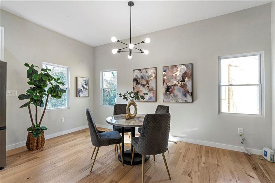Furnished interior view inside a new home in , Atlanta (Image 7).