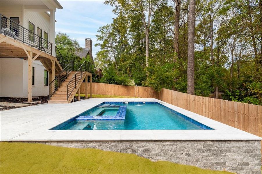 Exterior details and patio area of a home in , Atlanta (Image 2). Exterior details and patio area of a home in , Atlanta (Image 2).