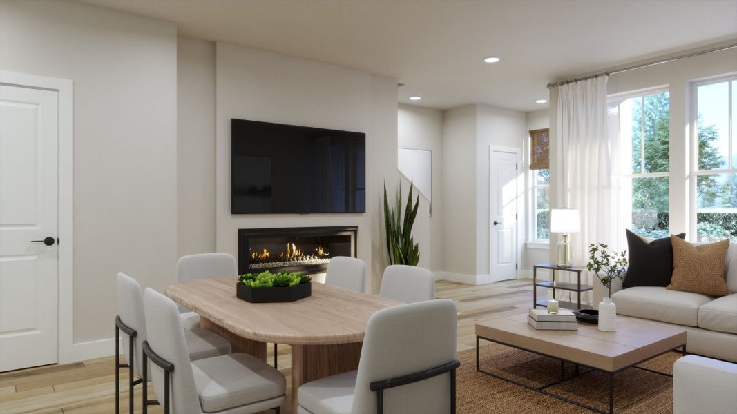Representative furnished interior of a home built from the A by Trumark Homes in Erie Highlands, Erie (Image 7).