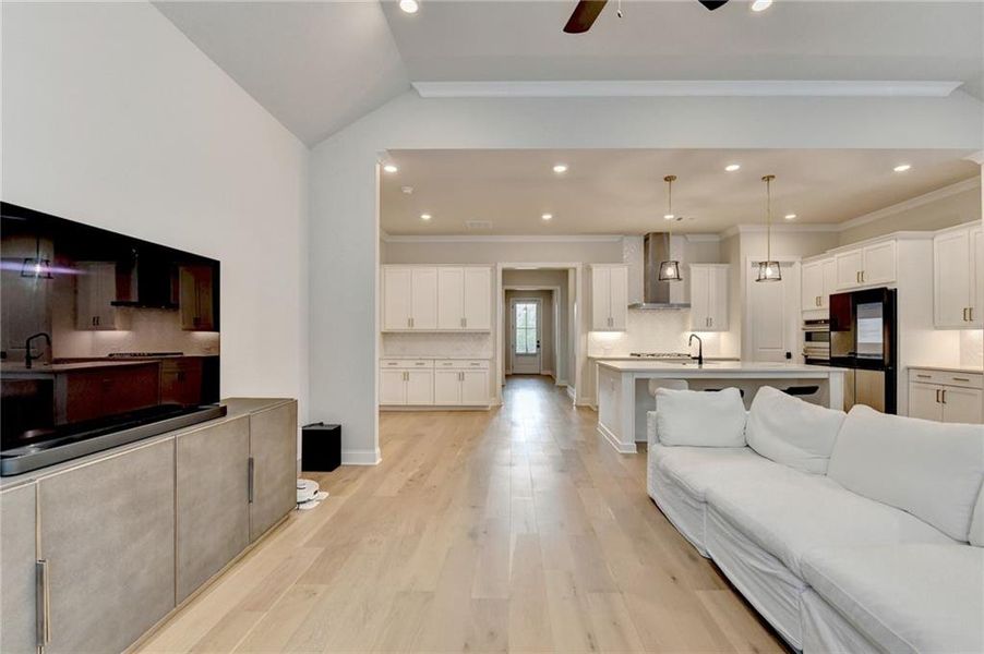 Furnished interior view inside a new home in Ellington Townhomes, Suwanee (Image 53).