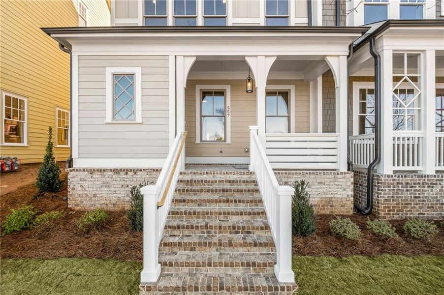 Exterior details and patio area of a home in , Ball Ground (Image 3).