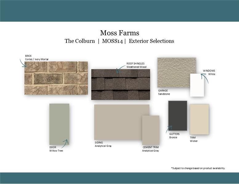 Sample of building materials used in homes in Moss Farm, White House (Image 47).