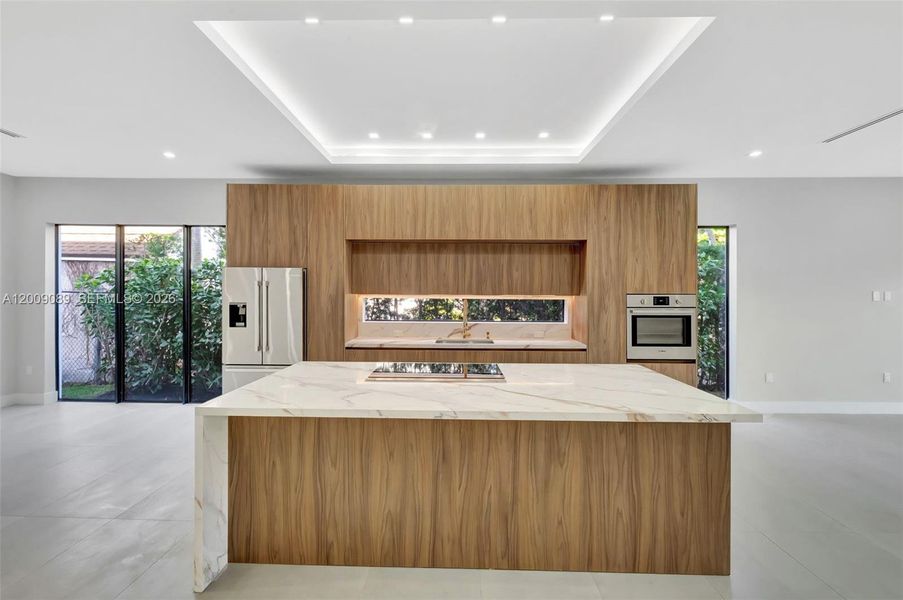 Furnished interior view inside a new home in , Miami (Image 12).