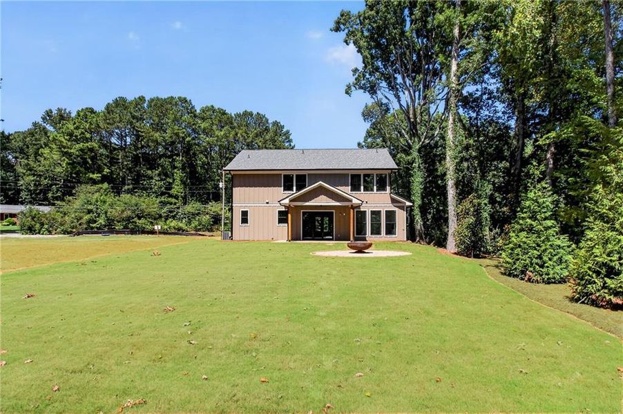 Exterior details and patio area of a home in , Stone Mountain (Image 43). Exterior details and patio area of a home in , Stone Mountain (Image 43).