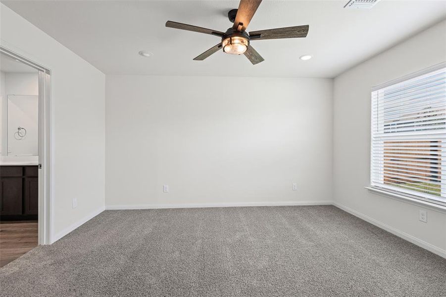 Large primary bedroom Large primary bedroom