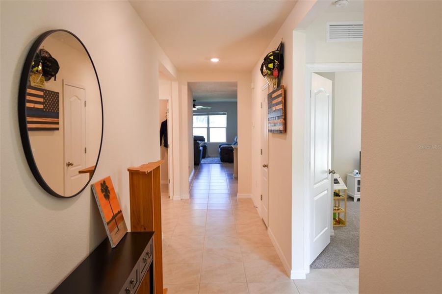 Furnished interior view inside a new home in Oak Leaf Preserve, New Smyrna Beach (Image 27). Furnished interior view inside a new home in Oak Leaf Preserve, New Smyrna Beach (Image 27).